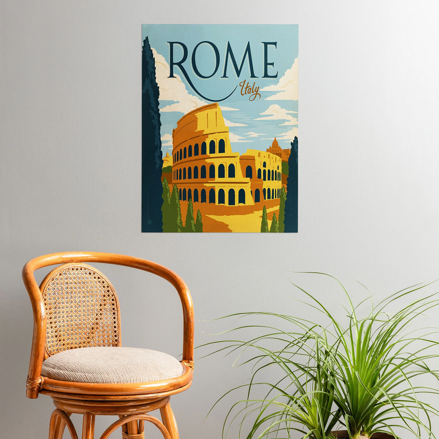 Rome Poster Art