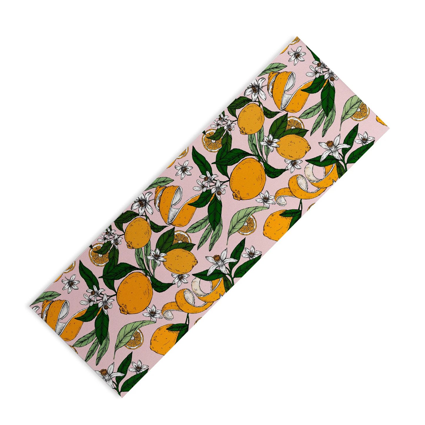 Succulent Lemons Yoga Mat