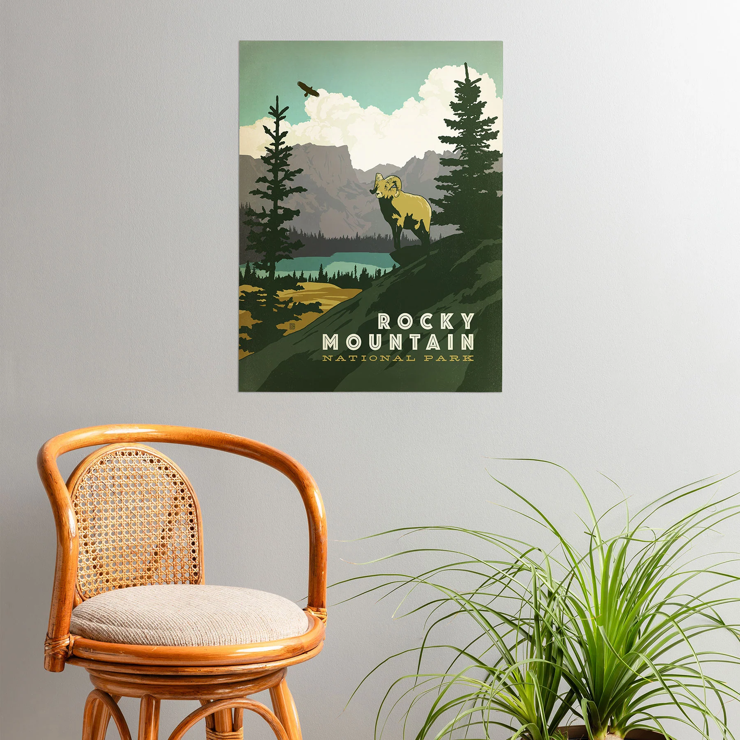 Rocky Mountain National Park Poster Art