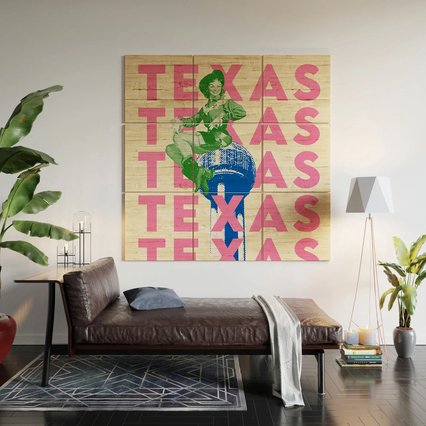 Texas Wood Wall Mural