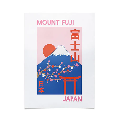 Mount Fuji Poster Art