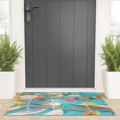 Where the Boats Go Door Mat