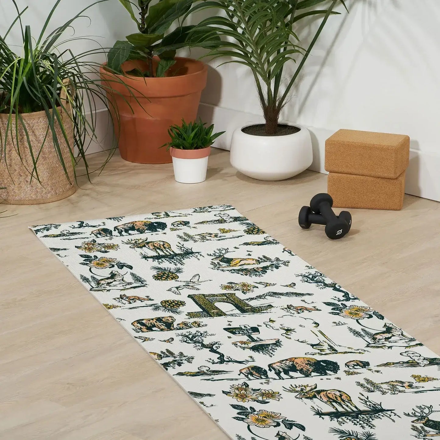 Yellowstone National Park Yoga Mat