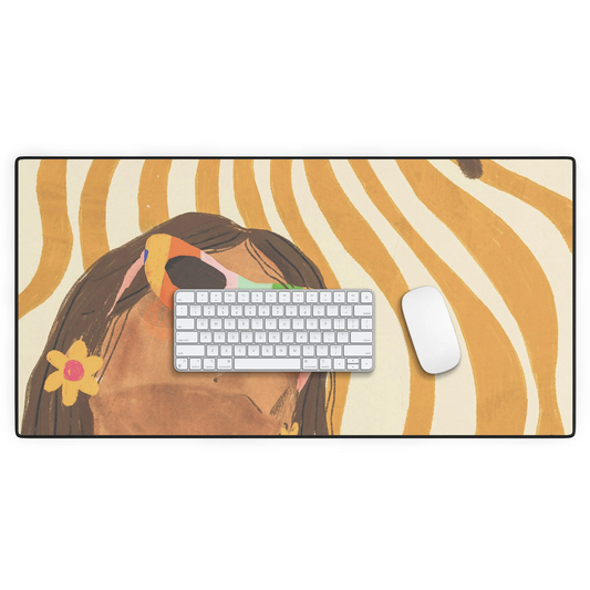 Sun Woman Desk Mat