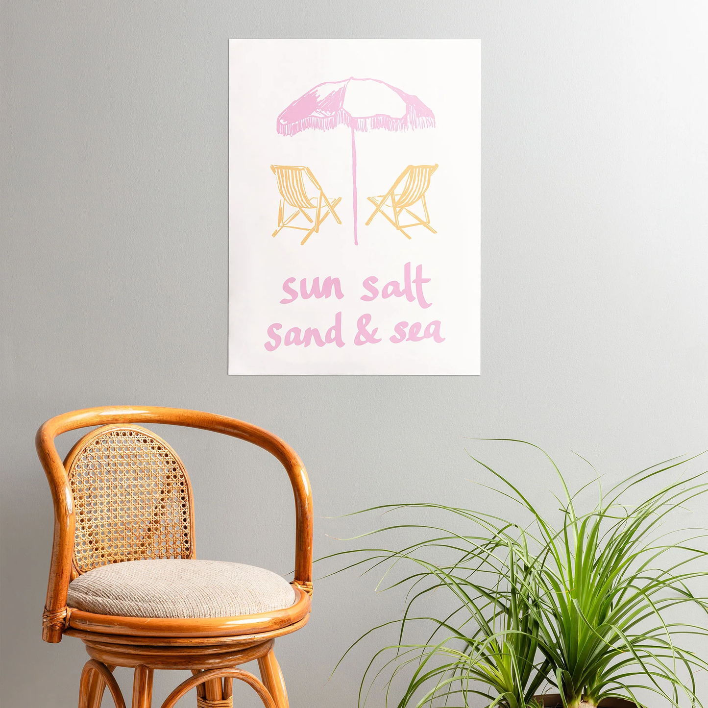 Sun Salt Sand And Sea Poster Art