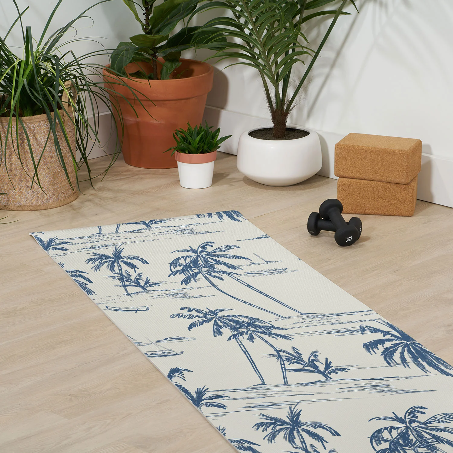 Blue Beach Yoga Mat