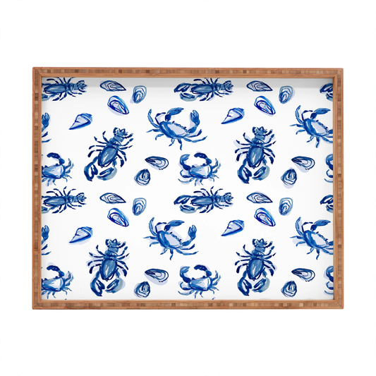 Sea Life Bamboo Tray