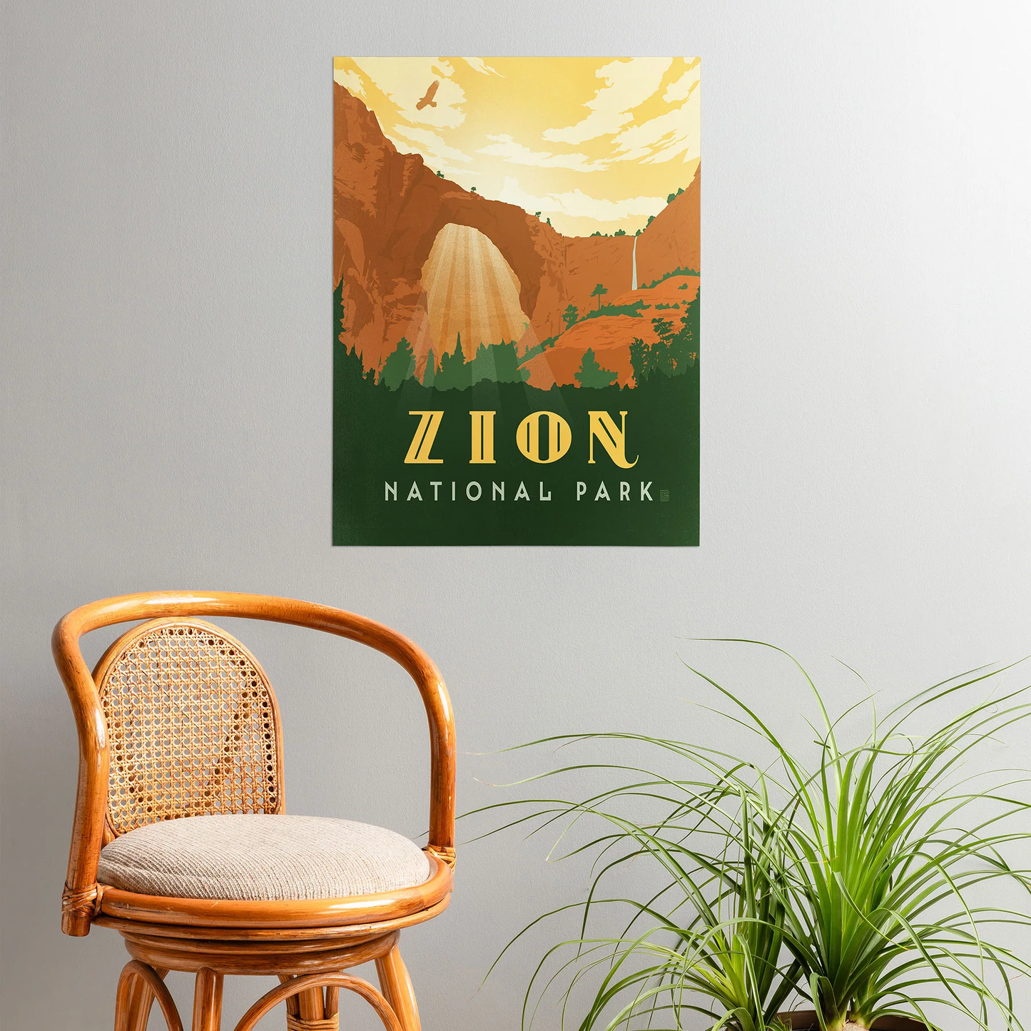 Zion National Park Poster Art