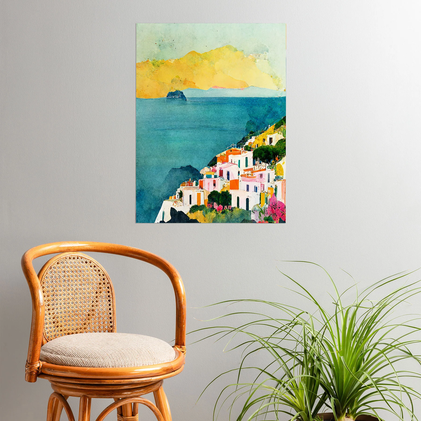 Positano View Poster Art