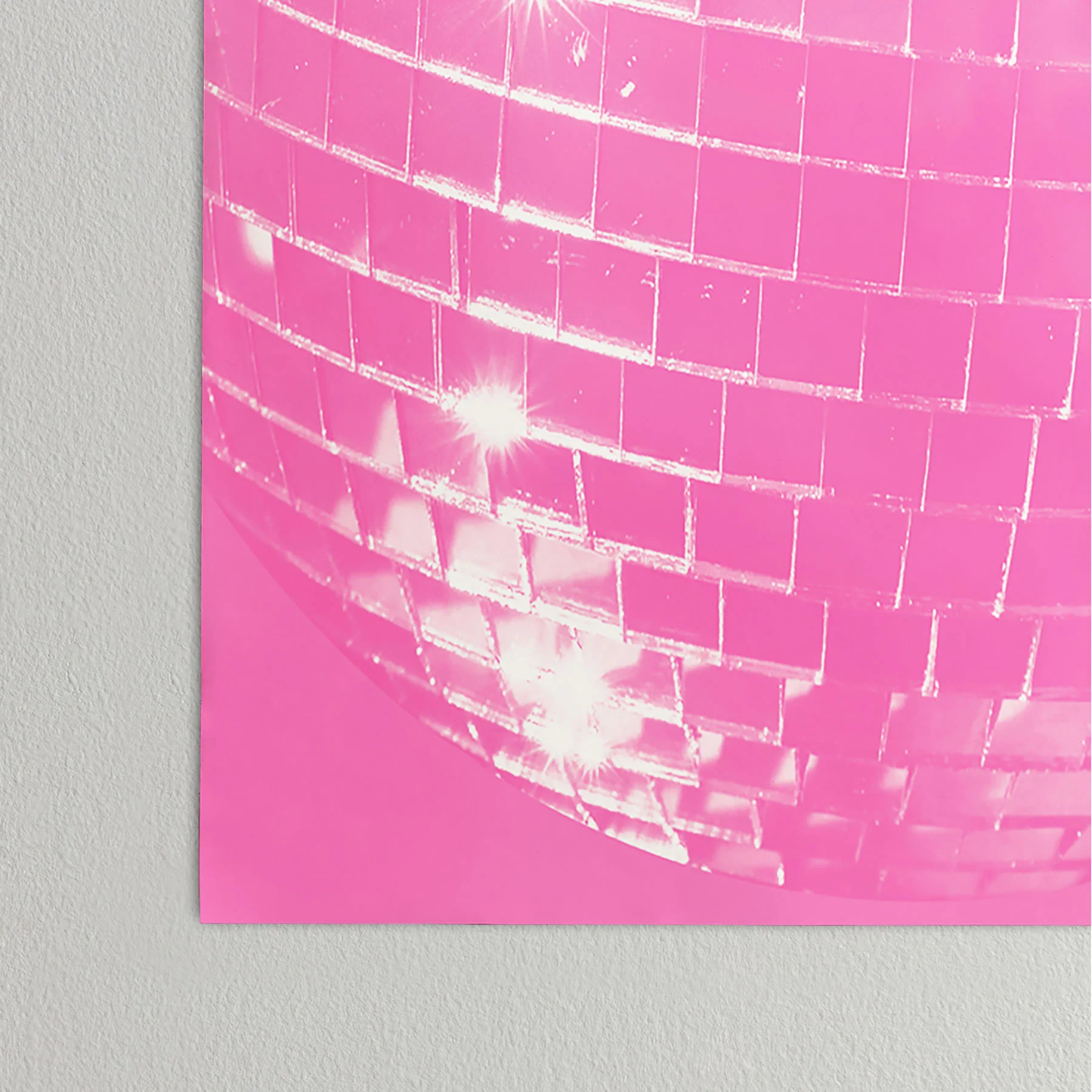 Pink Disco Poster Art