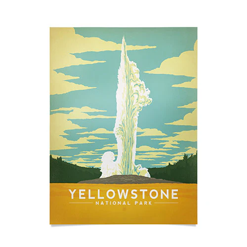 Yellowstone National Park Poster Art