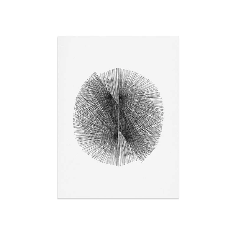 Radiating Modern Art Print