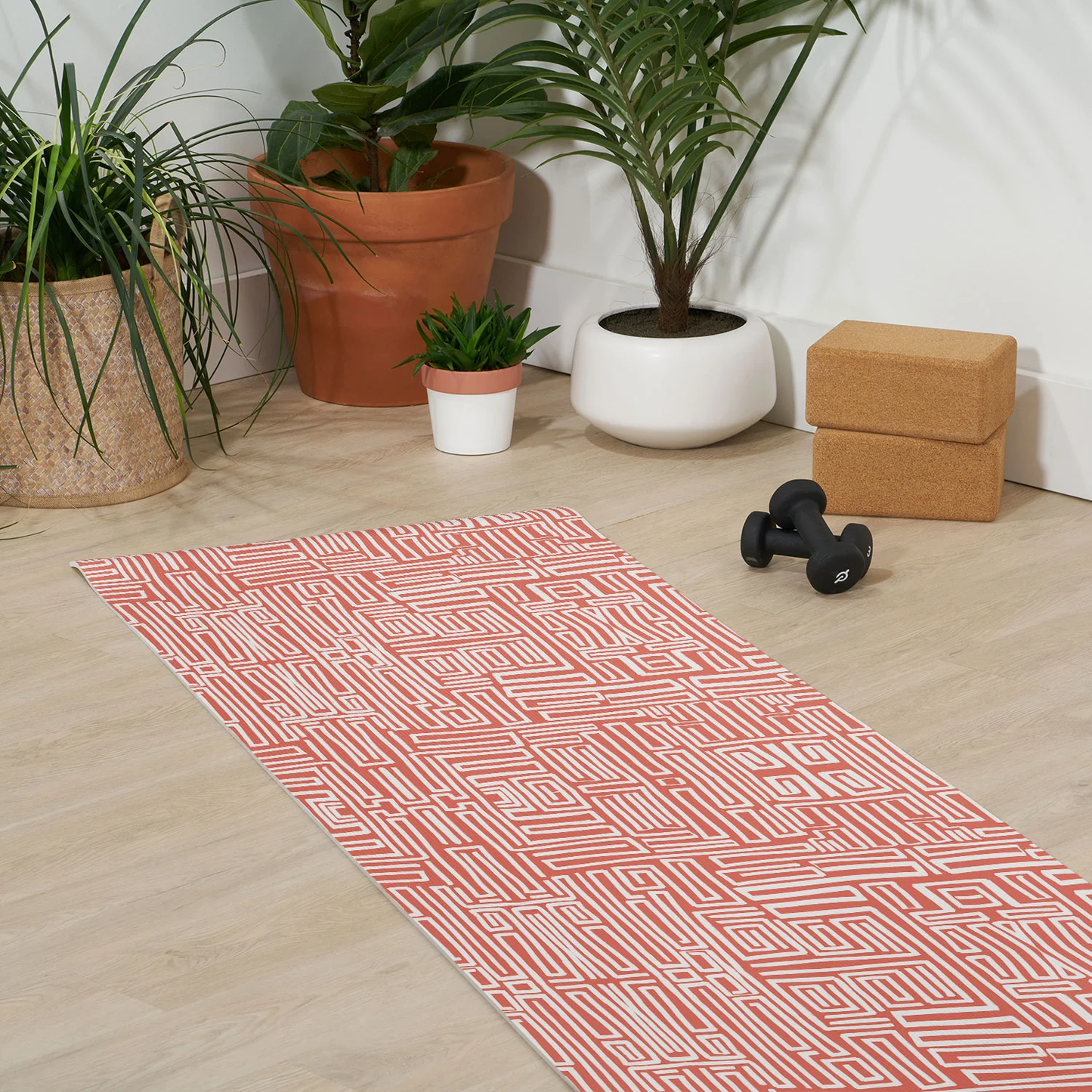 Mosaic Red Yoga Mat