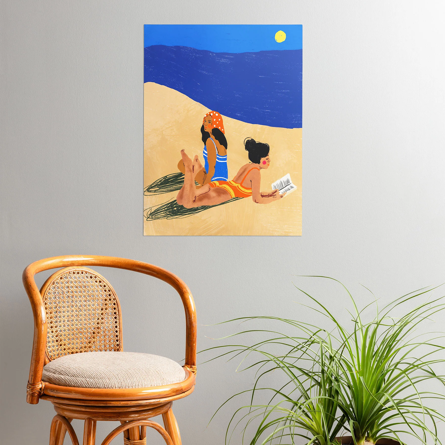 Summer on the Beach Poster Art