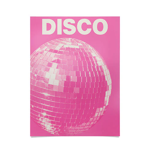 Pink Disco Poster Art