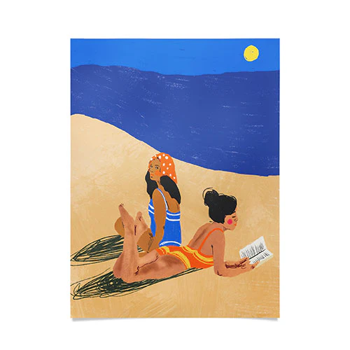 Summer on the Beach Poster Art