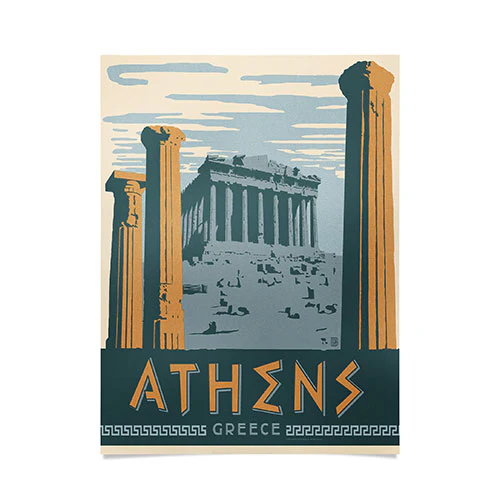 Athens Poster Art