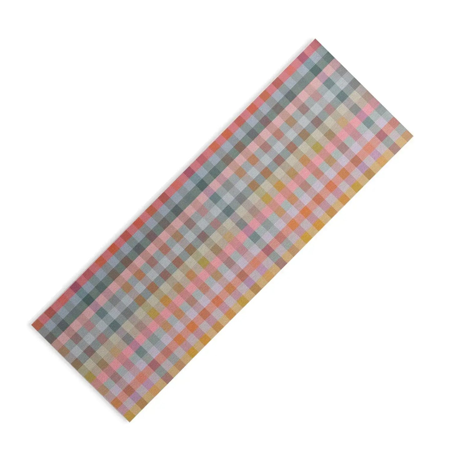 Nostalgic Gingham Yoga Mat