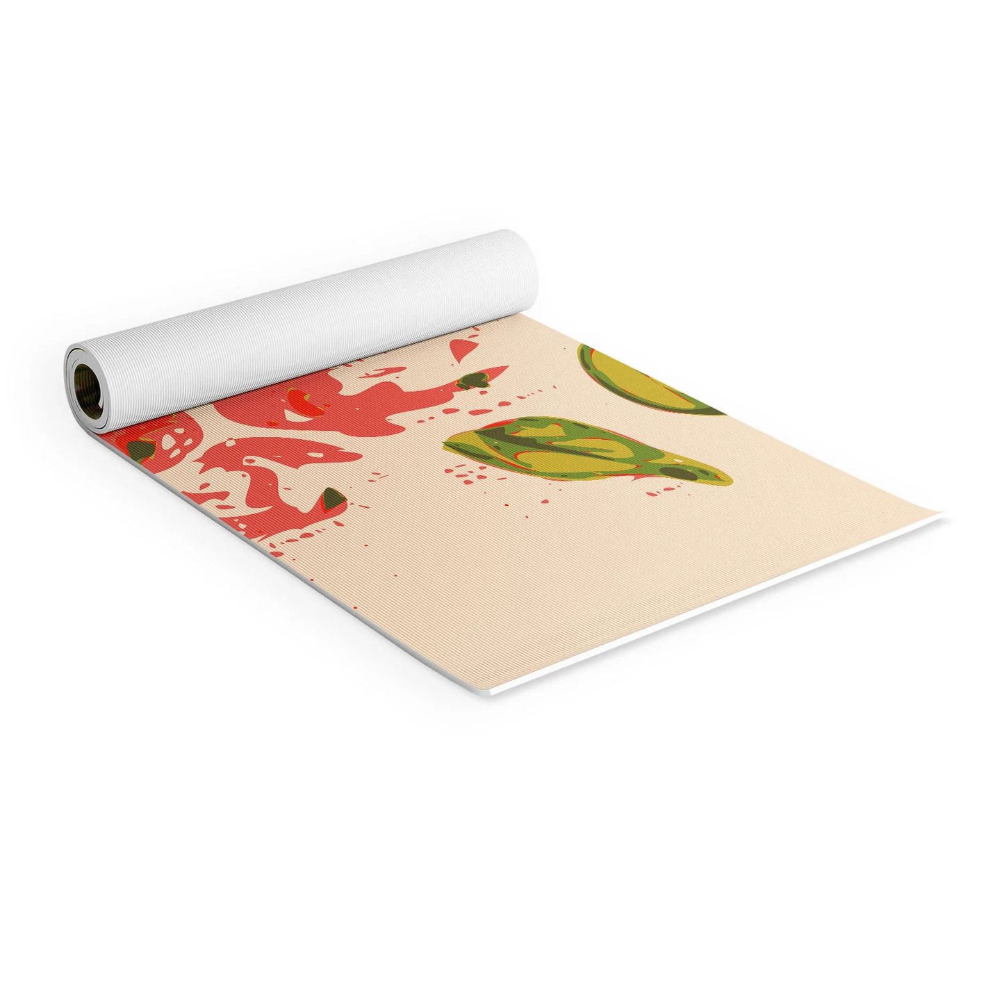 Coral Berries Yoga Mat