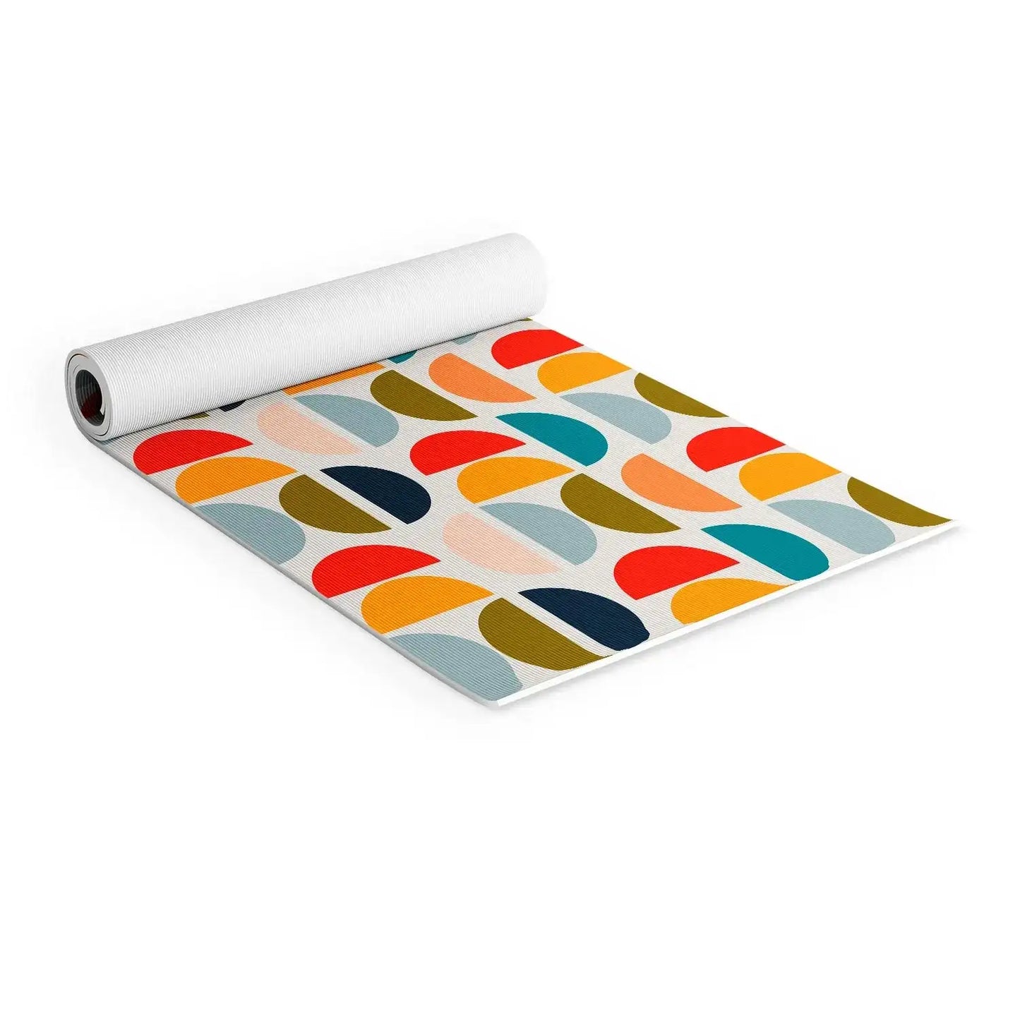 Mid Century Geometric Yoga Mat