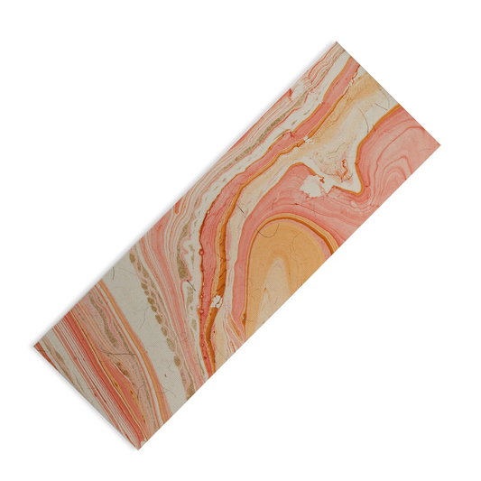 Pink Marbled Yoga Mat