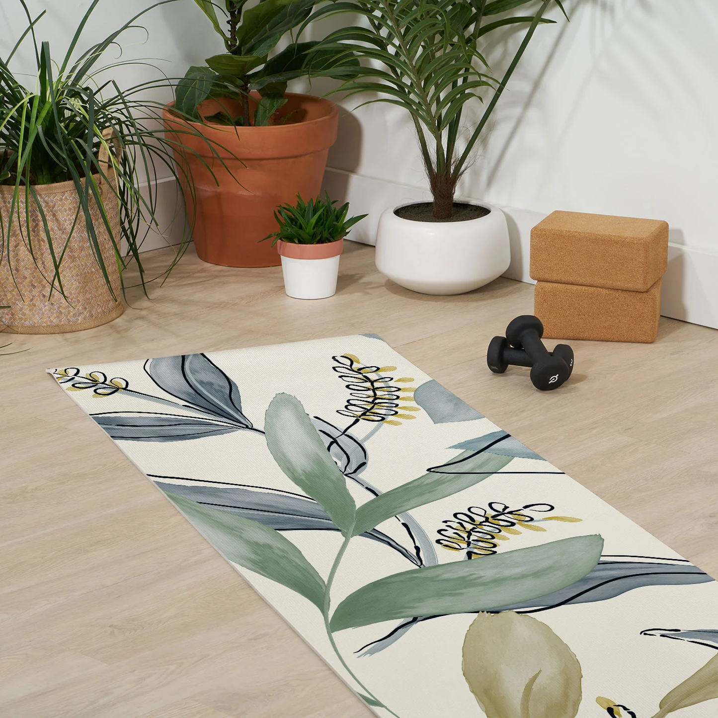 Winter Hues Yoga Mat