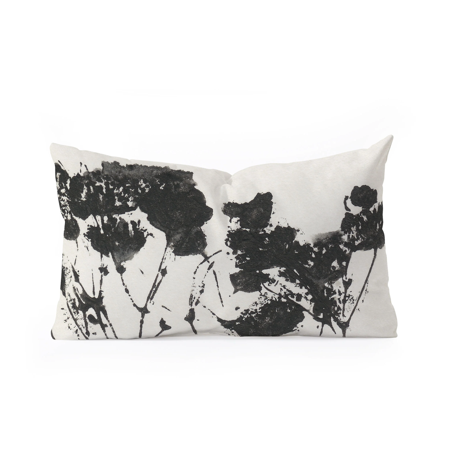 Gypsophila Lumbar Throw Pillow