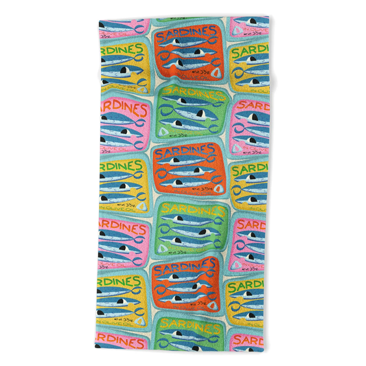 Sardines Beach Towel