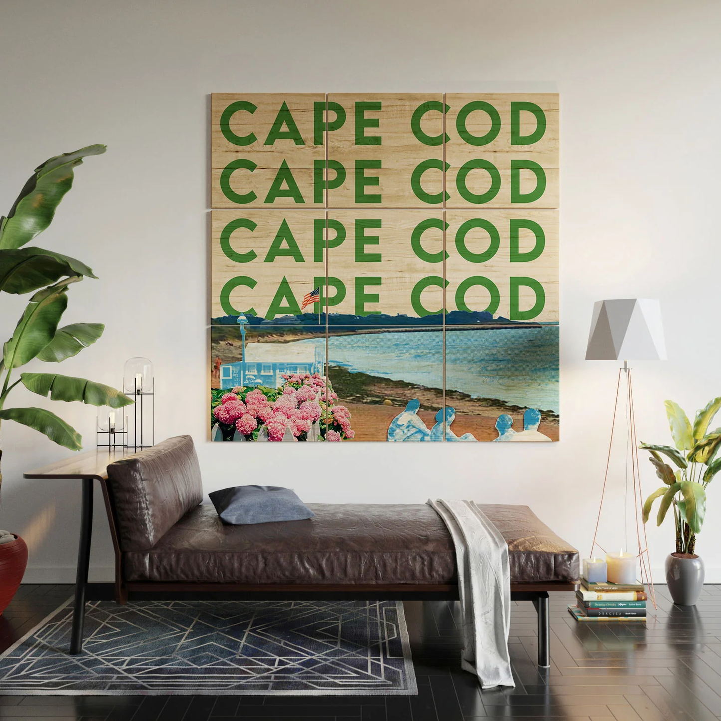 Cape Cod Wood Wall Mural