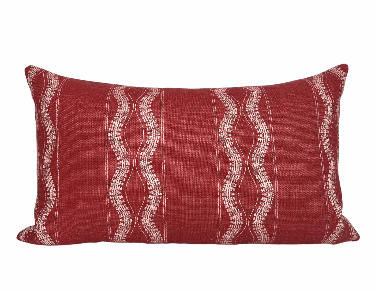 Zanzibar Pillow Cover in Red, Peter Dunham Textiles