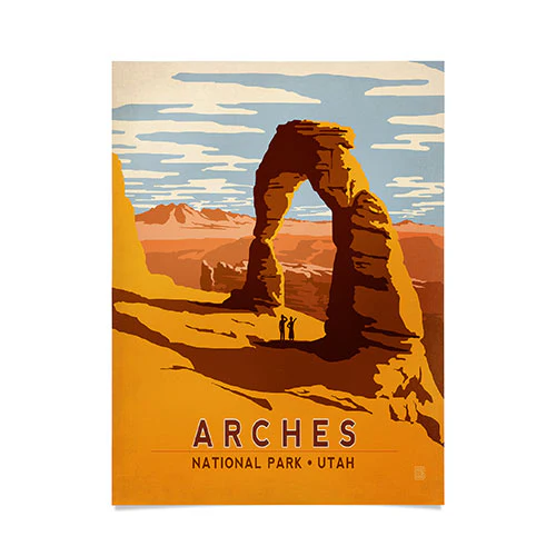 Arches National Park Poster Art