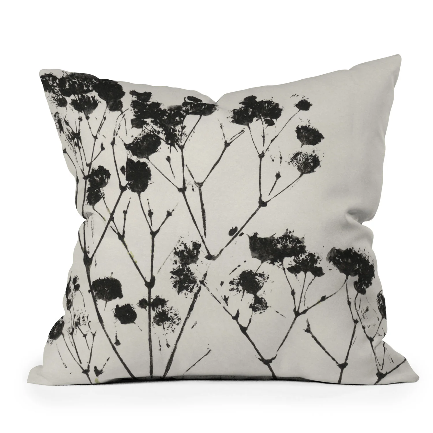 Gypsophila Throw Pillow