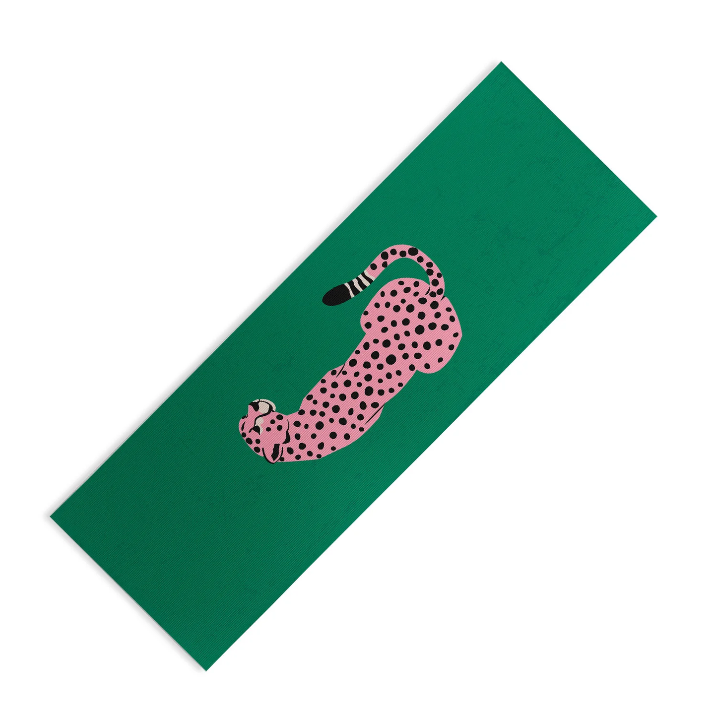 The Stare Pink Cheetah Yoga Mat