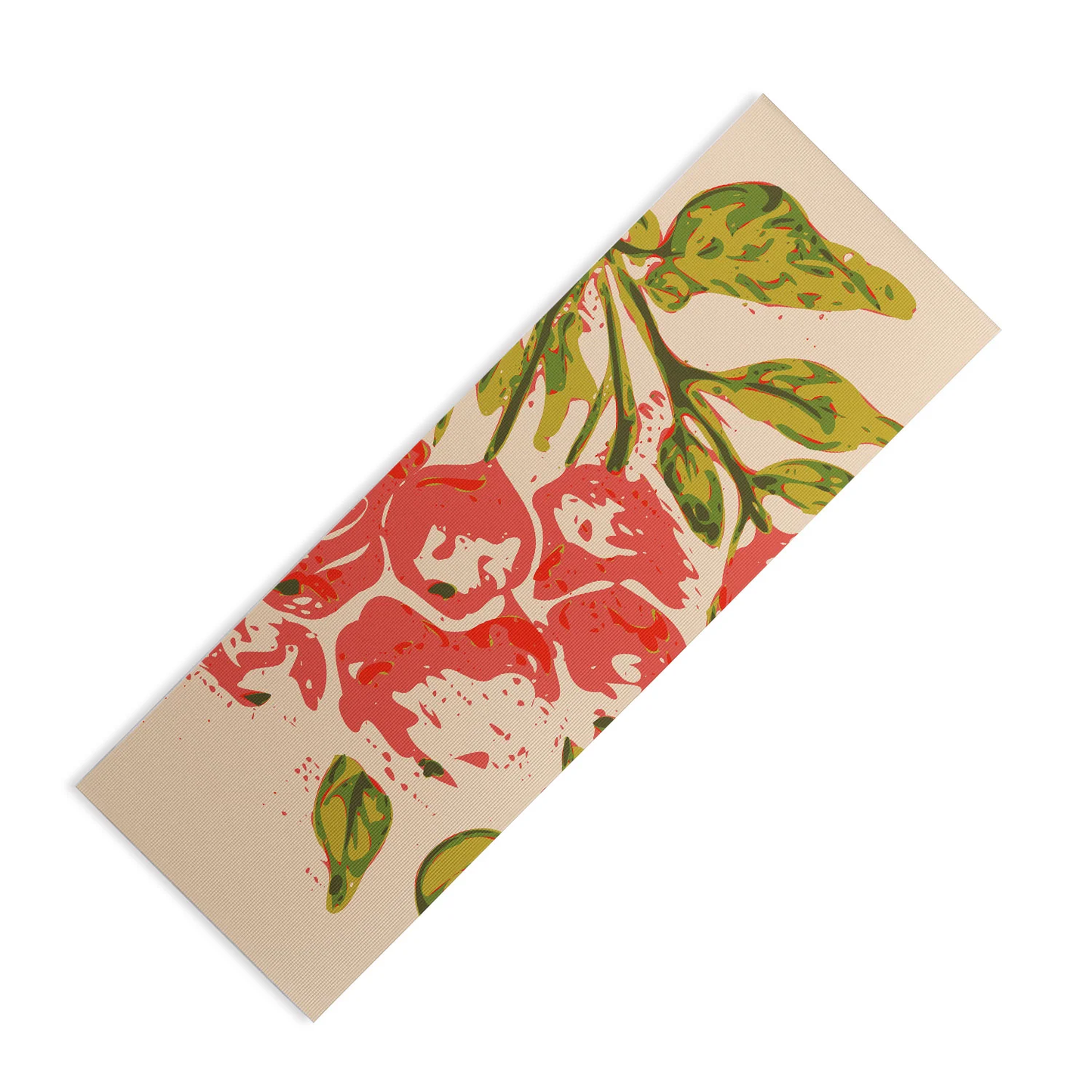 Coral Berries Yoga Mat
