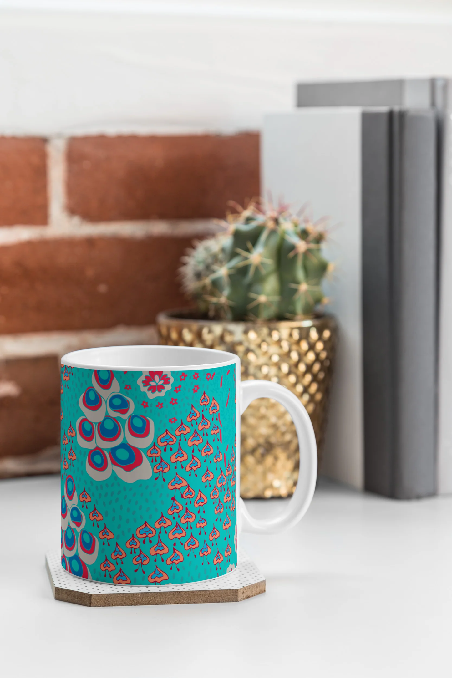 Liberty Turquoise Coffee Mug