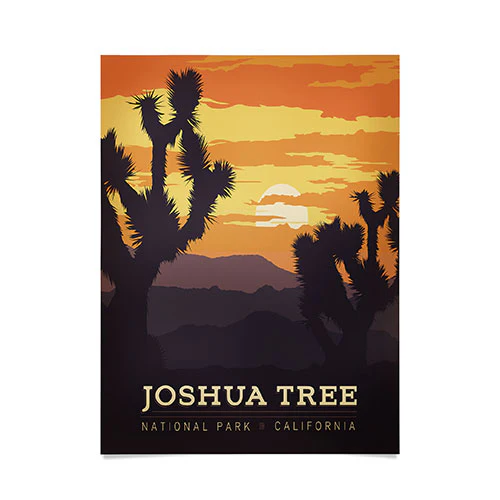 Joshua Tree National Park Poster Art