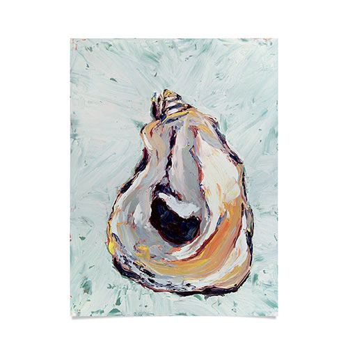 Oyster Shell Poster Art