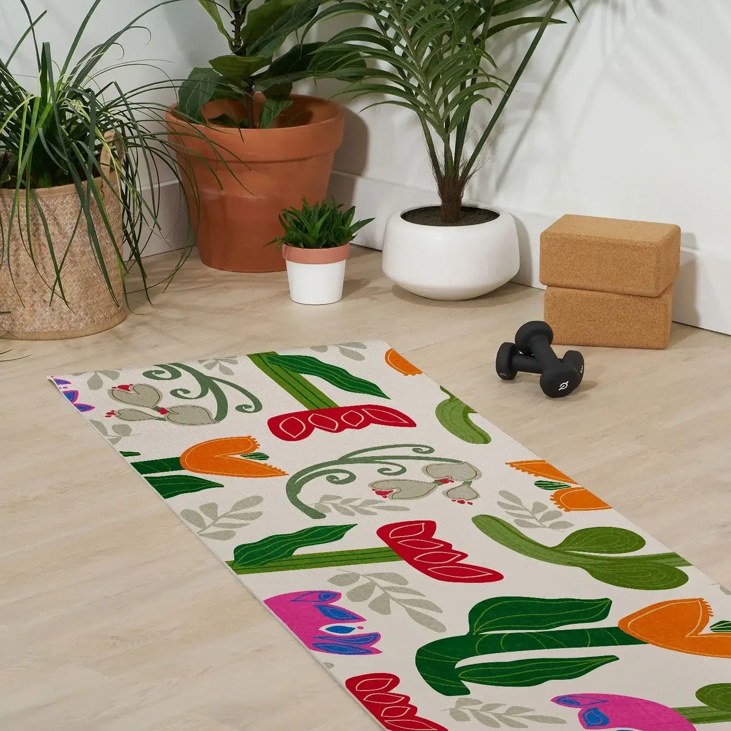 Bold Folk Wildflowers Yoga Mat