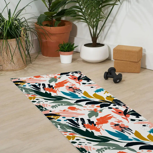 Brushstrokes of Nature Yoga Mat