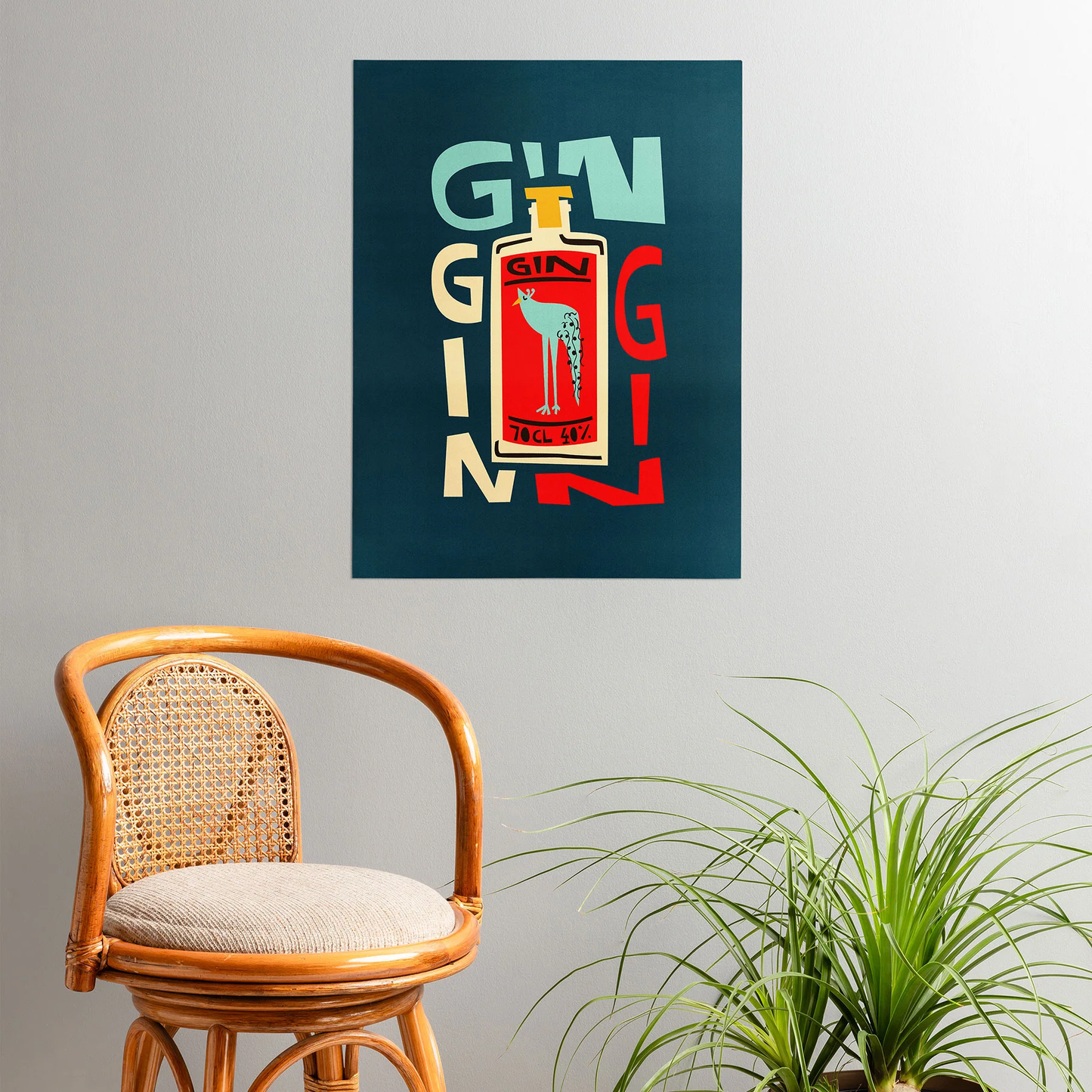 Gin Gin Gin Poster Art