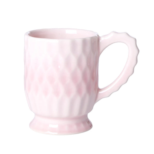 Ceramic Mug - Pink. Set of 6 mugs