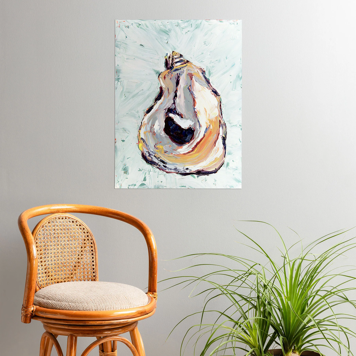 Oyster Shell Poster Art