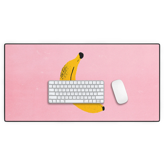 Banana Pop Art Desk Mat