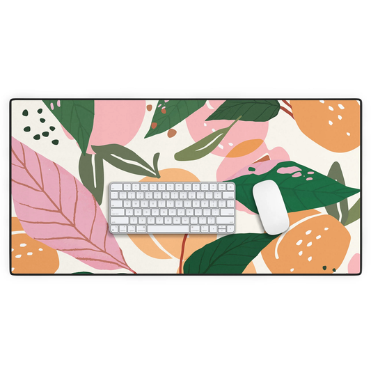 The Peach Garden Vintage Desk Mat