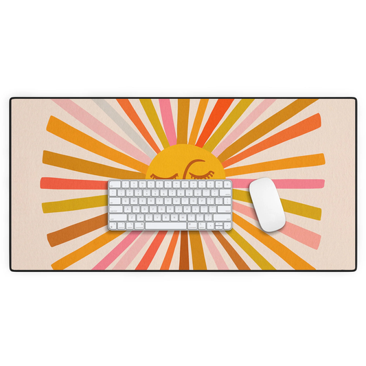 Sunshine Retro Desk Mat
