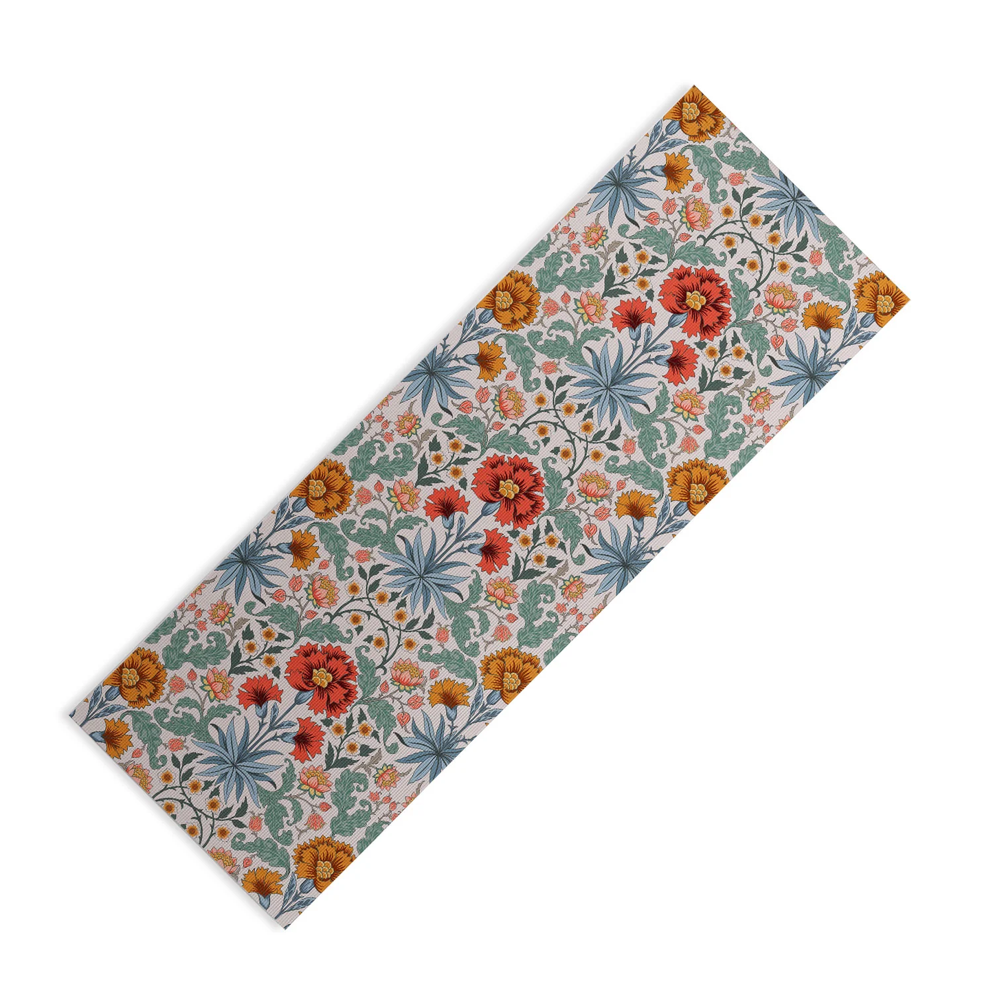 Morris Inspired Carnations Yoga Mat