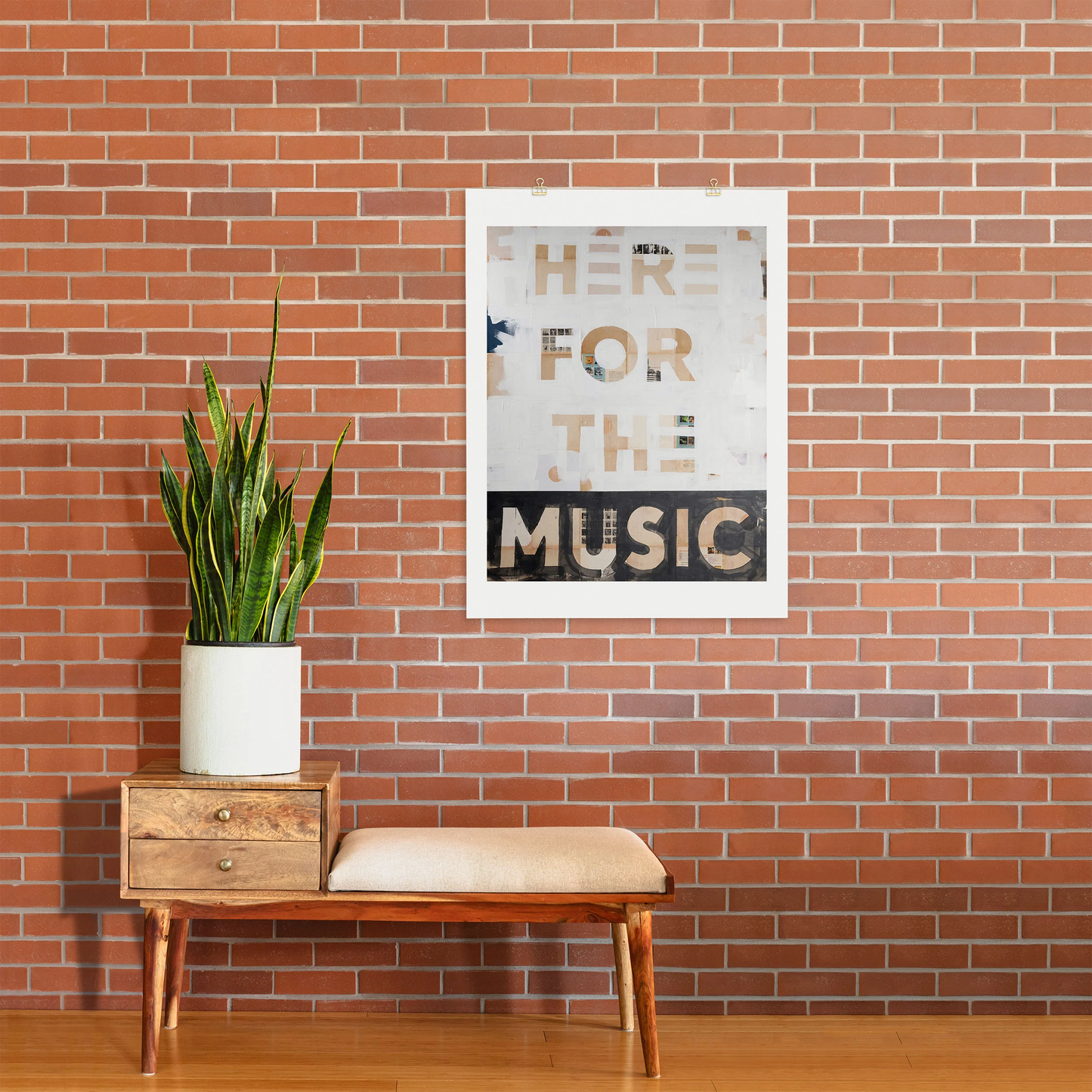 Here for the Music Art Print