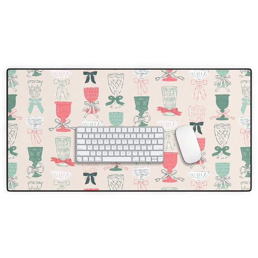 Bow Cocktails Desk Mat