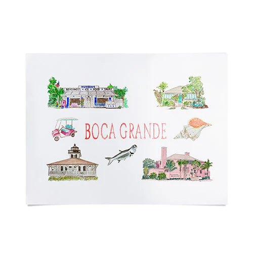 Boca Grande Poster Art