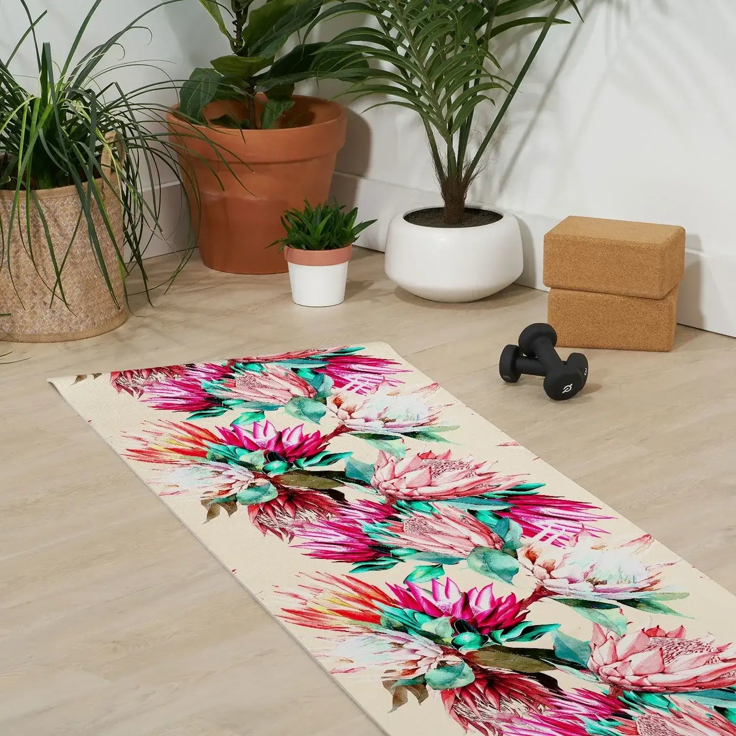 King Proteas Bloom Yoga Mat